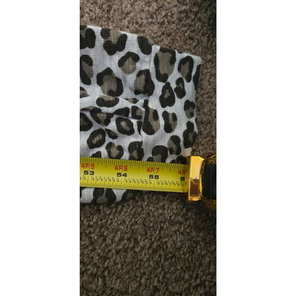Monrow Anthropologie Leopard One Piece Jumper Size Medium - Picture 9 of 9